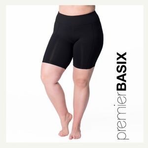 Curvy Athleisure - Curve Basix Biker Shorts